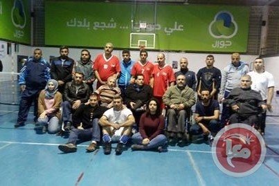 كرة الطائرة جلوس في ضيافة نادي معاقي بيت لحم الرياضي