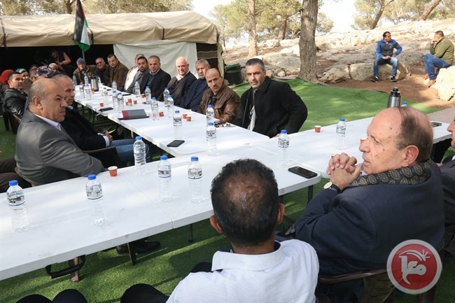 محافظة القدس تعقد مجلسها التنفيذي في جبل البابا