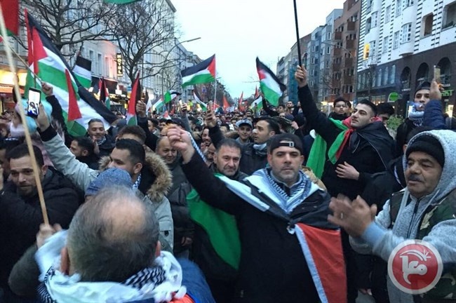الحزب اليساري الالماني ينظم مظاهرة دعما للقدس