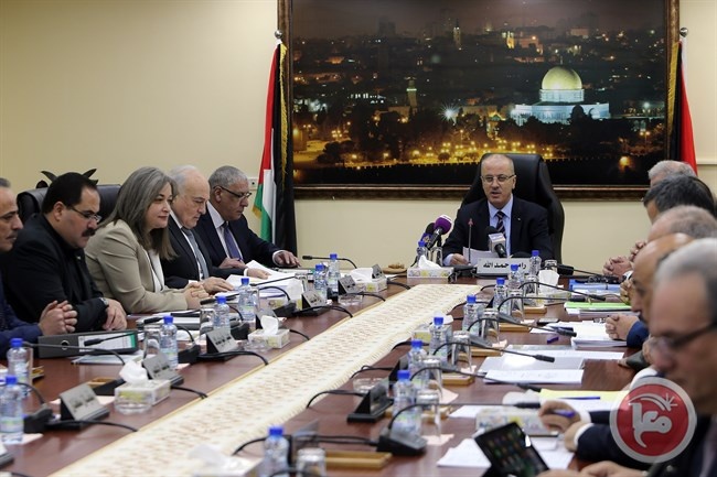 استعرضت الميزانية- الحكومة: آن الأوان للاعتراف بدولة فلسطين