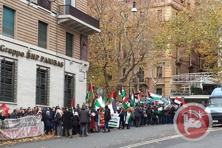 المدن الايطالية تشهد مسيرات دعما للقدس عاصمة لدولة فلسطين