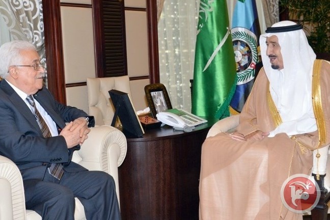 العاهل السعودي يطالب ابو مازن باستمرار التنسيق اليومي بينهما