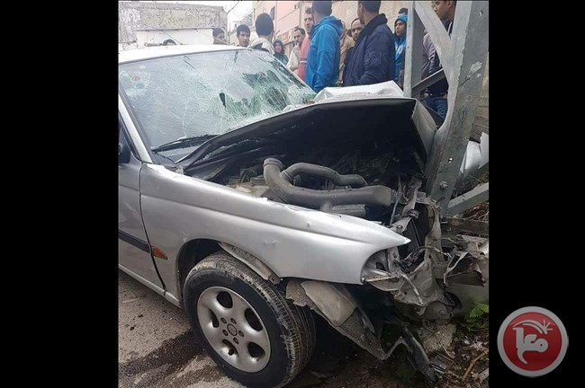 طولكرم- مصرع مواطن وابنه واصابة اثنين اخرين بحادث سير