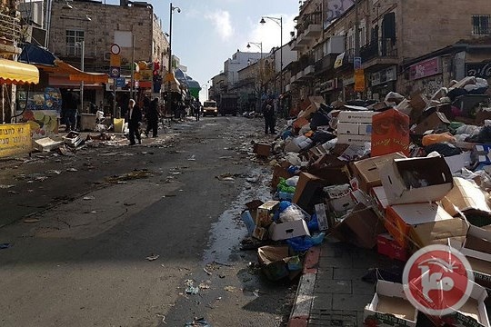 روائح القمامة تزكم الإسرائيليين في القدس