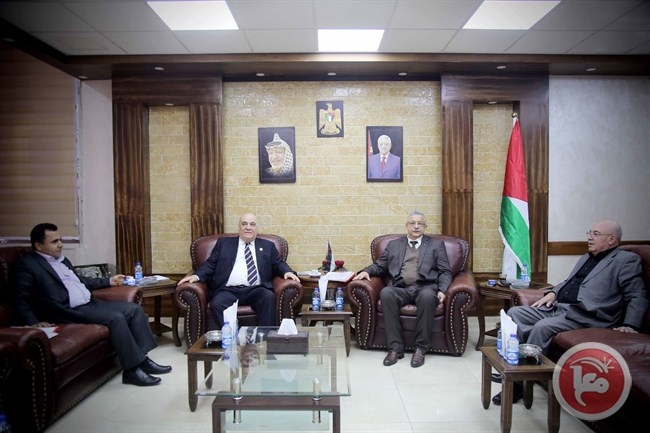 محافظ طولكرم يستقبل رئيس مجلس إدارة بنك القدس