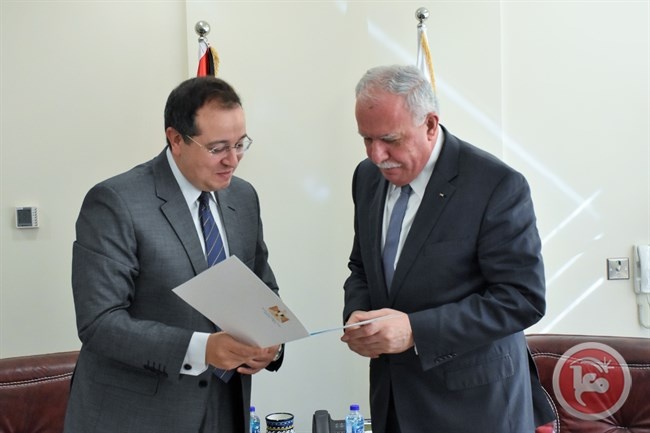 المالكي يستقبل سفير مصر الجديد