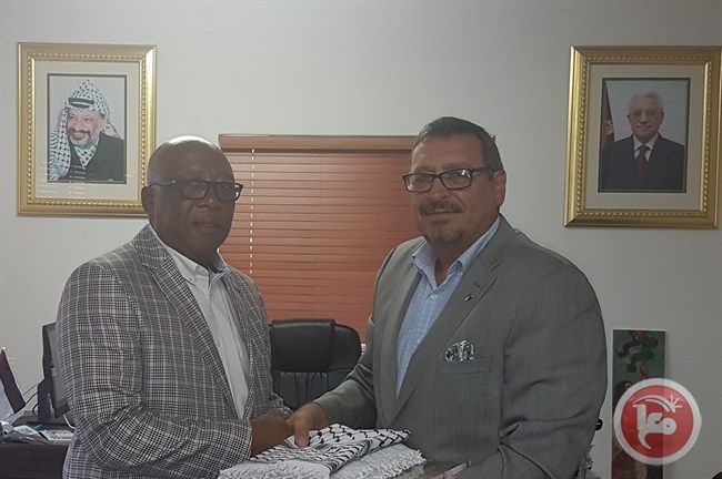 الدجاني يستقبل وزير عمل مملكة ليسوتو