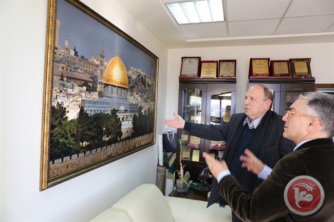 الحسيني يستقبل سفير البرتغال لدى فلسطين