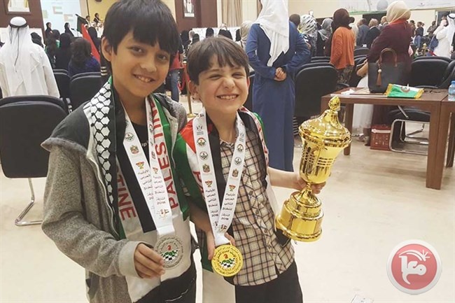 فلسطين تحصد الذهب والفضة في بطولة الشطرنج للعالم العربي