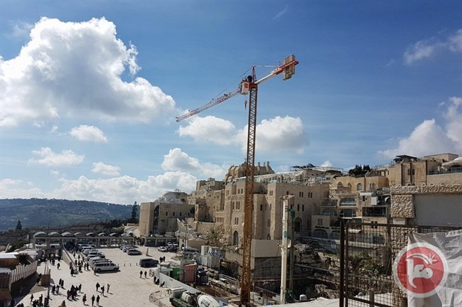 مشروع تهويدي غرب ساحة البراق