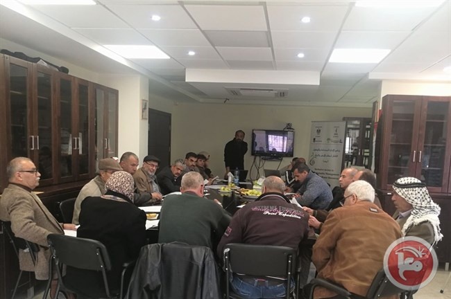 الهيئة التنسيقية لحركة الفلاحين تعقد اجتماعها في رام الله