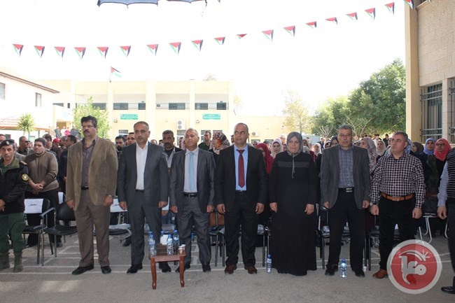 الاحتفال بافتتاح معرض فلسطين للعلوم والتكنولوجيا بجنين