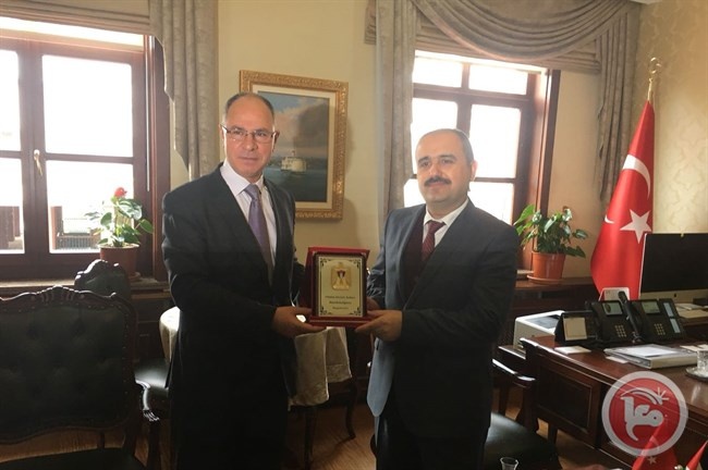 السفير مصطفى يبحث التعاون مع وزارة الداخلية التركية