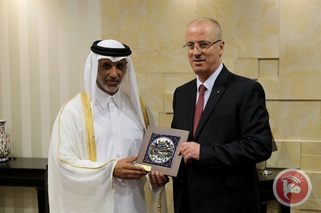 الحمد الله يستقبل رئيس الاتحاد القطري لكرة القدم ويثمن زيارته