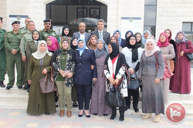 بنك القدس يشارك بتكريم المرأة العاملة بالمؤسسة الأمنية في سلفيت