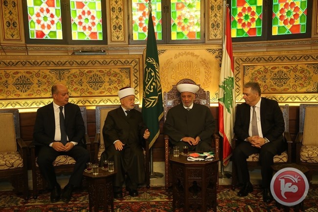 مفتي القدس يزور نظيره اللبناني