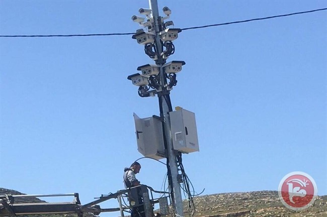 إحراق كاميرات تابعة للاحتلال في بلدة سلوان