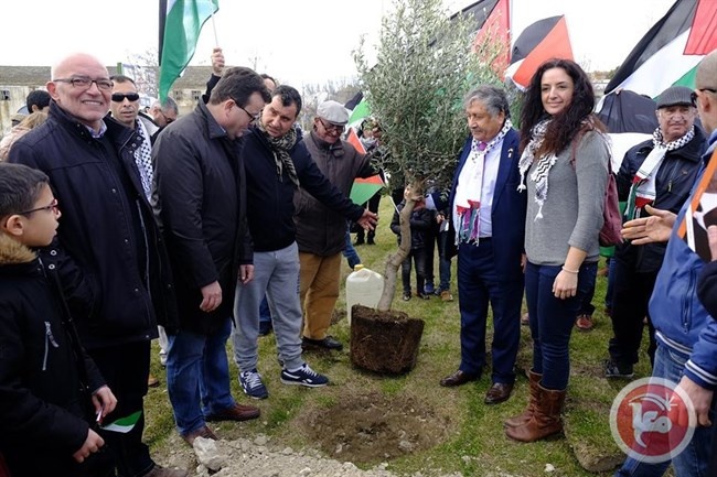 الجاليات الفلسطينية تحتفي بيوم الارض في اسبانيا