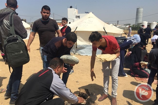 غزة- صلاة العيد ستقام في منطقتين مركزيتين بمخيمات العودة