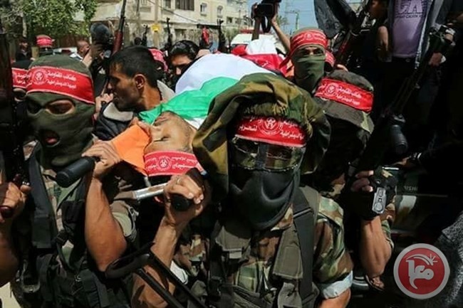 غزة - تشييع جثمان الشهيد أحمد عرفة