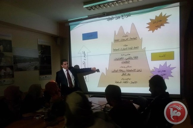 الجعبري يقدم دورة للشباب في محافظة الخليل