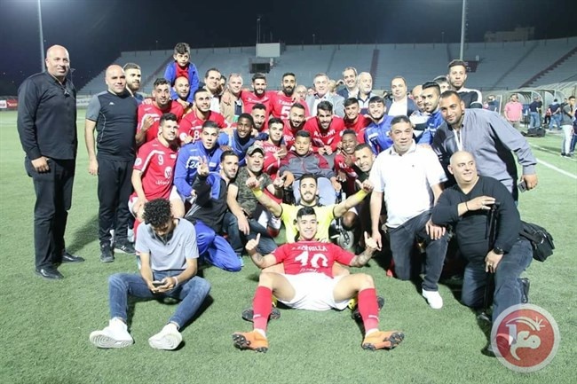 &quot;انفينتينو&quot; يهنيء هلال القدس بلقب دوري المحترفين