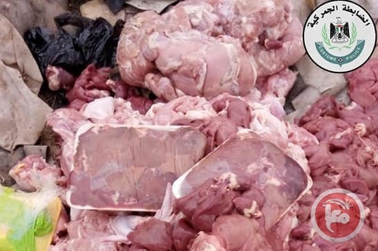 اتلاف 140 كغم لحوم غير صالحة في سلفيت