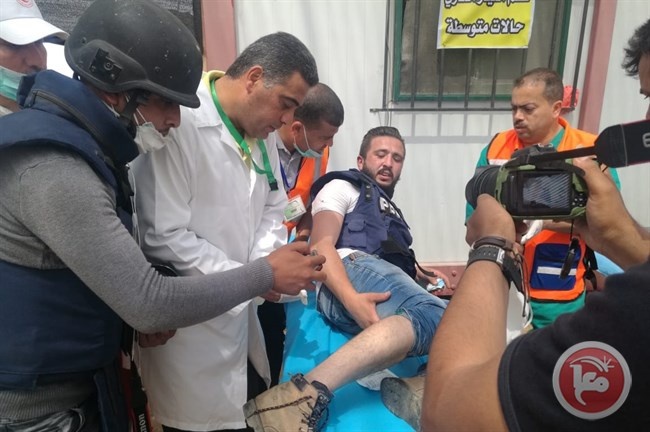 &quot;مدى&quot; يصدر تقريرا حول استهداف الصحافيين في مسيرات العودة