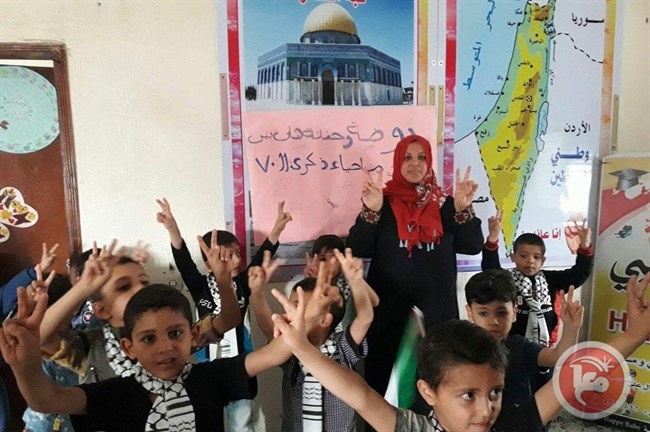 العليا لاحياء ذكرى النكبة بالوسط تنفذ فعالية وطنية للأطفال