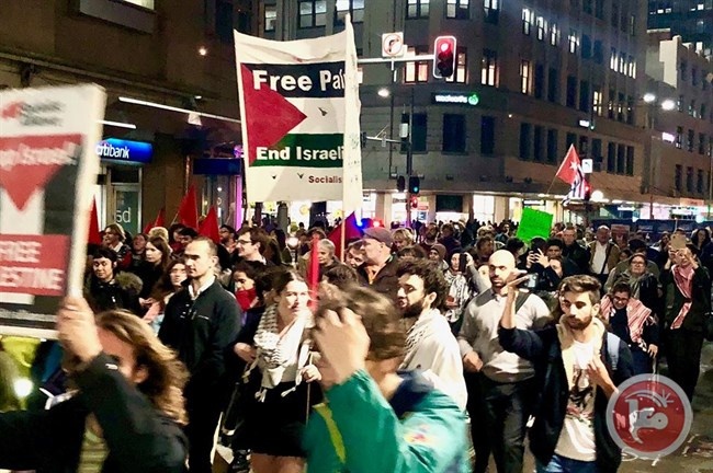 مسيرة في سيدني دعما للفلسطينيين