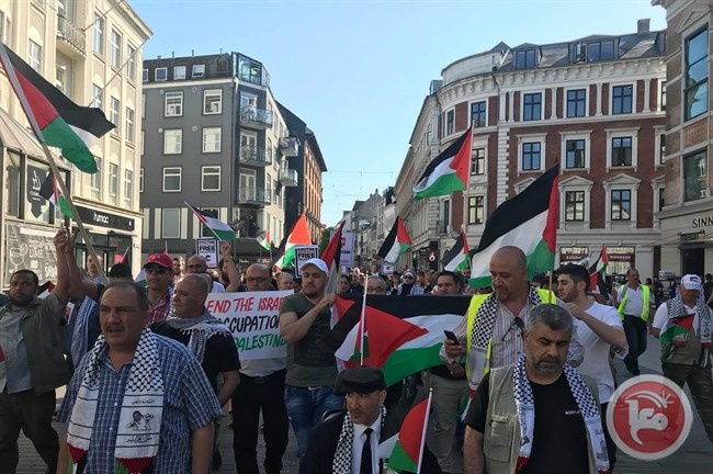 الجالية الفلسطينية في الدنمارك تحيي ذكرى النكبة الـ 70