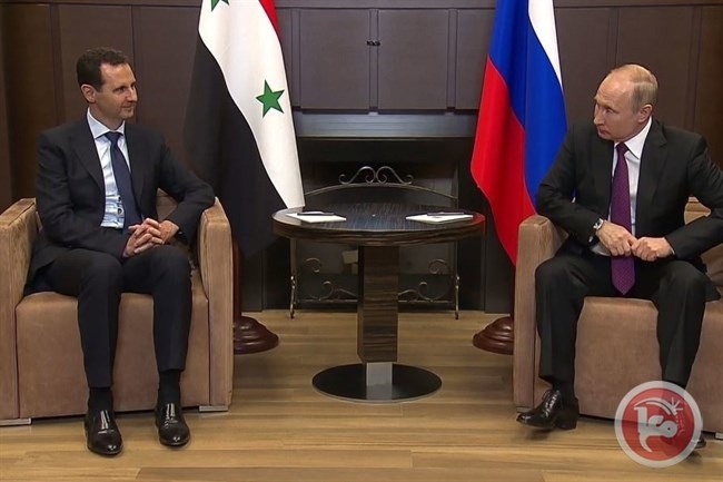 الاسد يلتقي بوتين