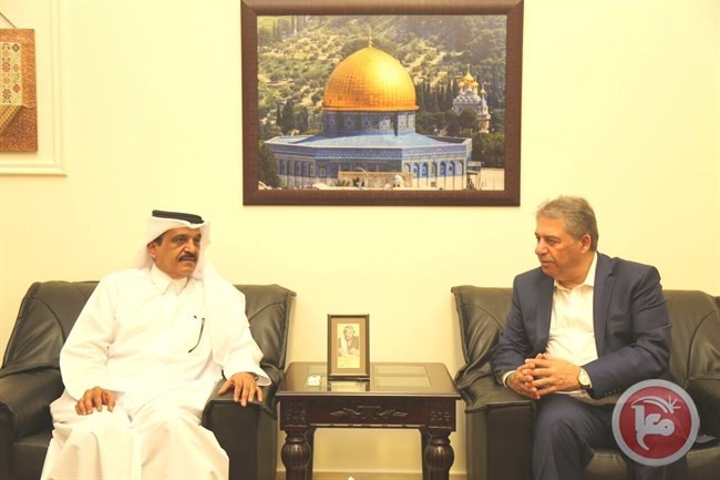 دبور يستقبل السفير القطري في لبنان