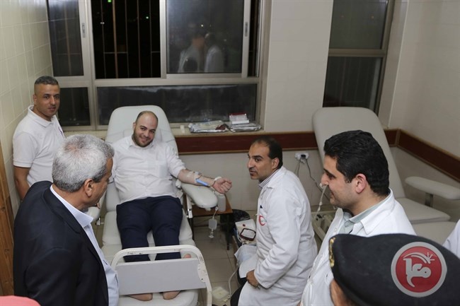 قلقيلية: حملة تبرع بالدم في مستشفى درويش نزال