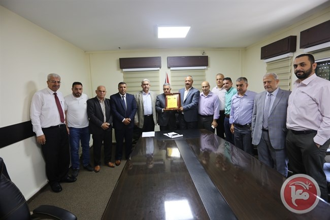 الاعرج يلتقي أمين سر حركة فتح جنوب الخليل