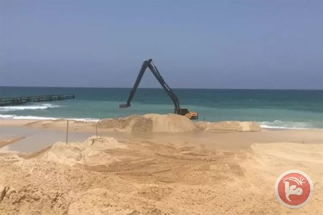 بعد الأرضي- عائق مائي لمنع التسلل من غزة