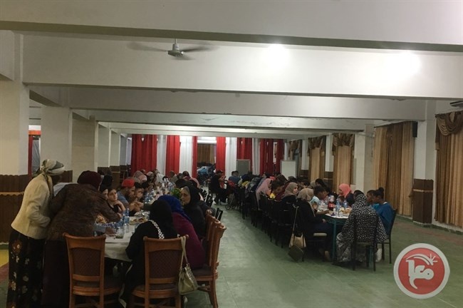 فتح تقيم إفطارا ثانيا جماعيا لعائلات الأسرى والجرحى والشهداء
