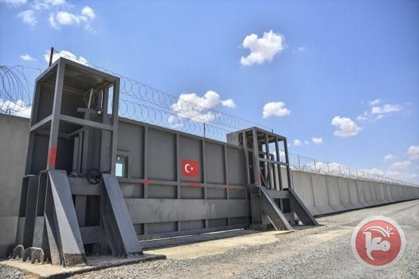 تركيا تستكمل بناء جدار أمني على الحدود مع سوريا