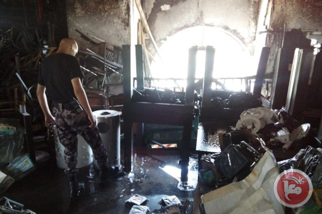 إنقاذ 100 شخص إثر حريق بمطعم في بيت جالا