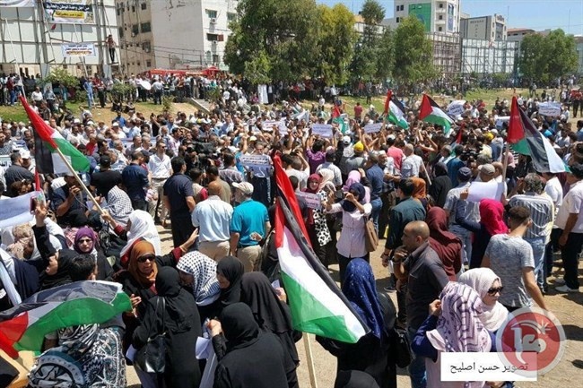 الشعبية تدين الاعتداء على المتظاهرين بالسرايا وتؤكد حق شعبنا بالتظاهر