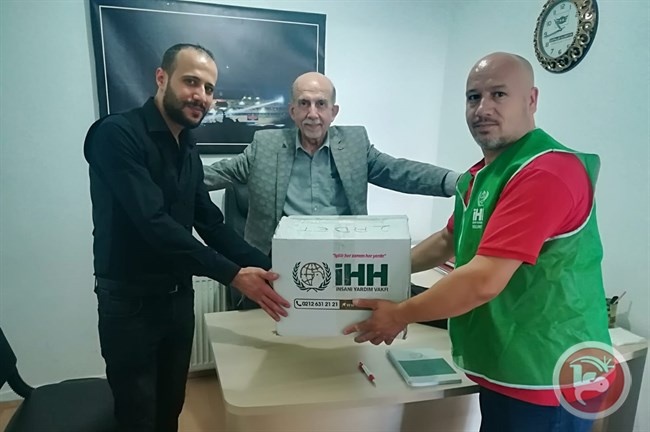 سفارة فلسطين في تركيا تواصل &quot;حملة الخير&quot;