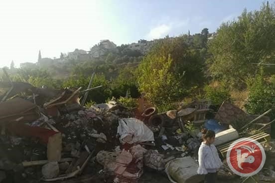 الاحتلال يهدم خيمة سياحية في قرية بتير