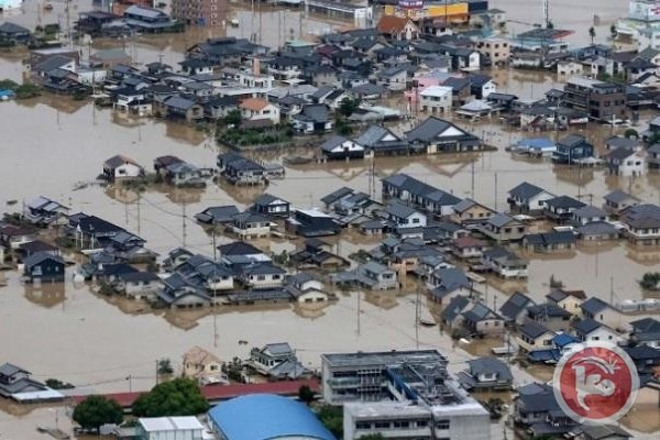 مقتل 60 شخصا في اليابان بسبب الامطار