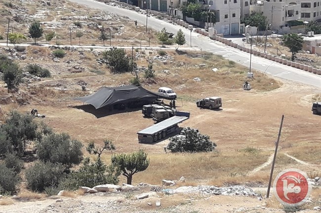 الاحتلال يصادر 10 دونمات في الخليل لاقامة معسكر للجيش