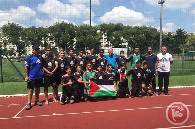 أكاديمية المحترفين الفلسطينين تحصد المركز الثاني في بطولة باريس