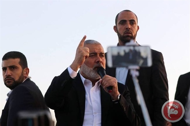 هنية: لن نقبل بقواعد اشتباك جديدة
