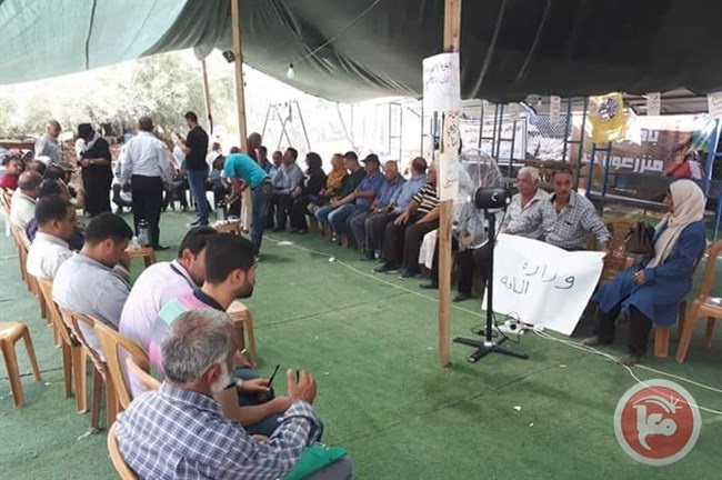 ثقافة سلفيت تتضامن مع الخان الاحمر