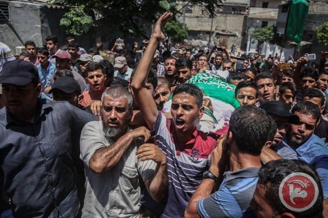 صور- غزة تودع شهداء المقاومة