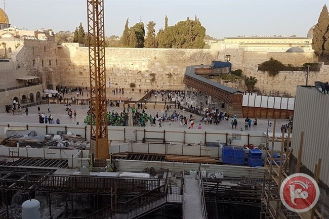 خطة اسرائيلية لتوسعة حائط البراق