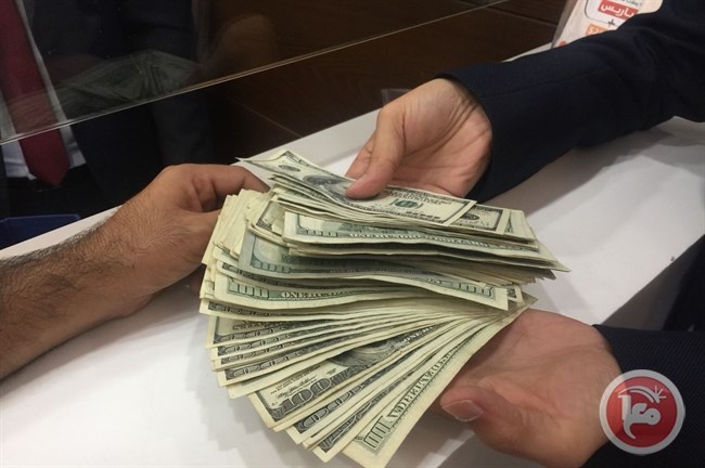 الدولار في ادنى مستوى امام الشيكل منذ 5 شهور